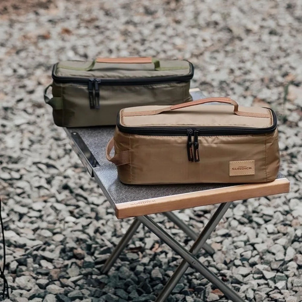 

Large Capacity Cutlery Pouch Lightweight Breathable Camping Storage Bag Wear-Resistant Handheld Sorting Bag Outdoor Travel