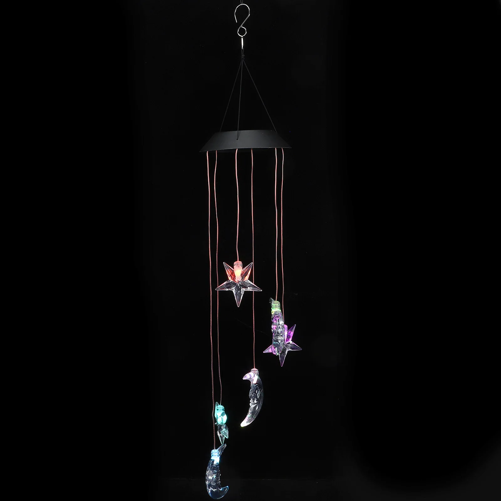 

1Pcs Solar Powered Wind Chime Light LED Lamp Chic Hanging Light for Garden Yard Living Room Chime