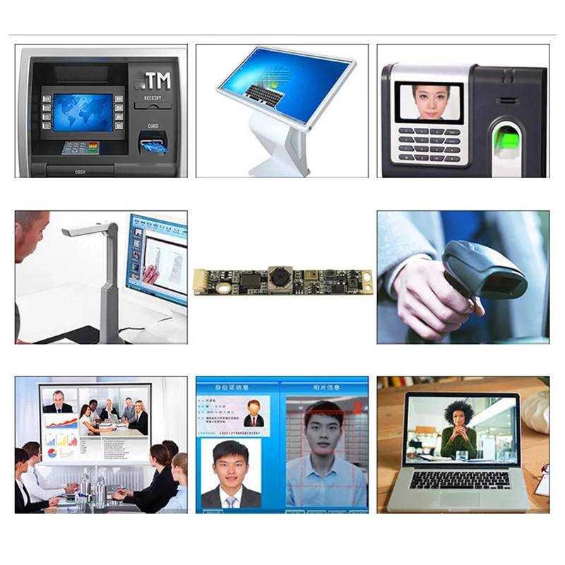 Módulo de câmera USB OV5693 120 graus de foco automático com luz flash e microfone HD 30FPS 5MP para Win Android IOS Linx