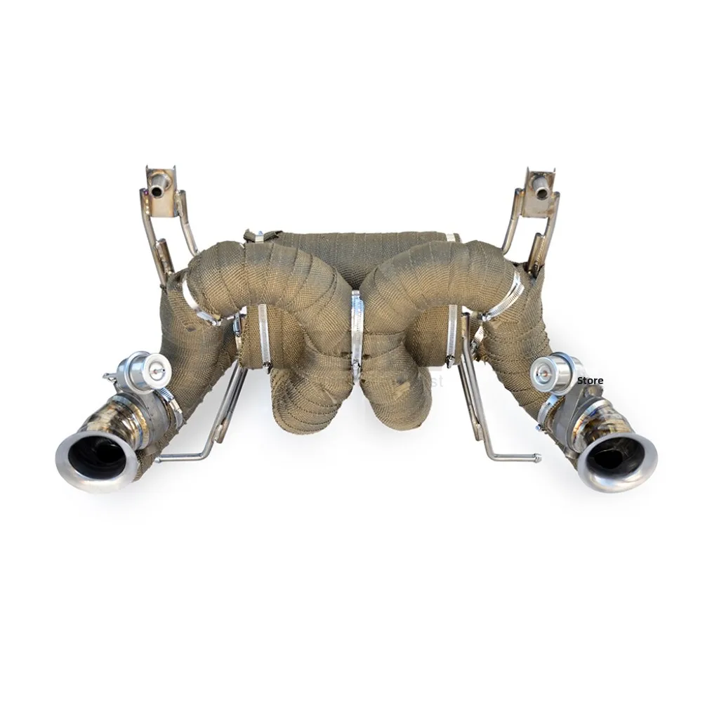 Titanium Alloy Valvetronic Exhaust Muffler Pipes for Aventador LP740-4S LP770-4 6.5 LP700-4 LP750-4 2011-2022 Kit