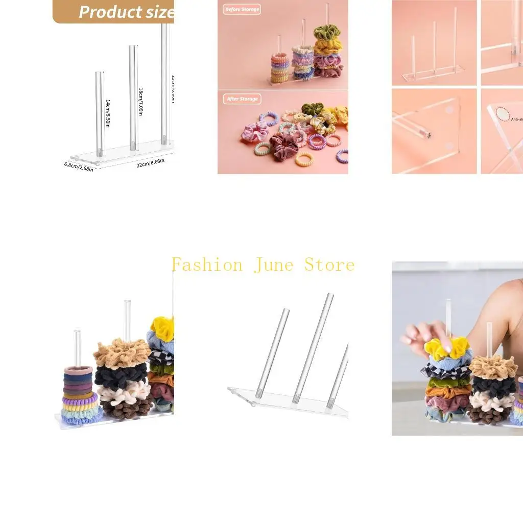 

N5KA Storage Rack Hair Scrunchies Suitable for Hair Ties and Jewelry