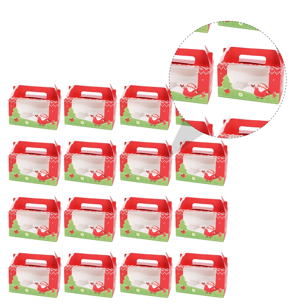 

Eco Friendly Food Grade Paper Cupcake Boxes Insert St Size Clear Window Cake Container Supplies for Parties Birthdays