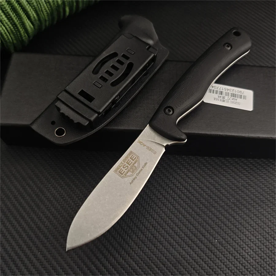 

ESEE AGK Прямой нож с фиксированным лезвием D2 Лезвие G10 Ручка Открытый боевой военный EDC Многофункциональный нож с ножнами
