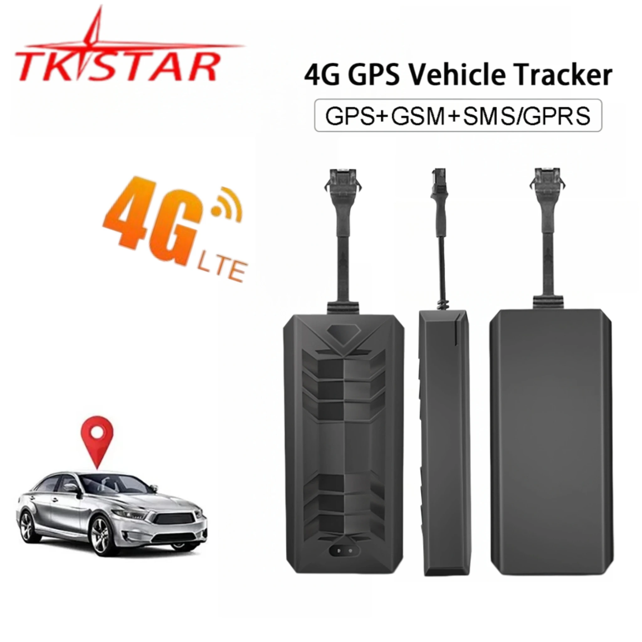 4G GPS Locator TKSTAR TK806 4G Car GPS Tracker Motorcycle Remote Fuel Cut Off Multi GNSS Anti Theft Vehicle Tracking Free APP