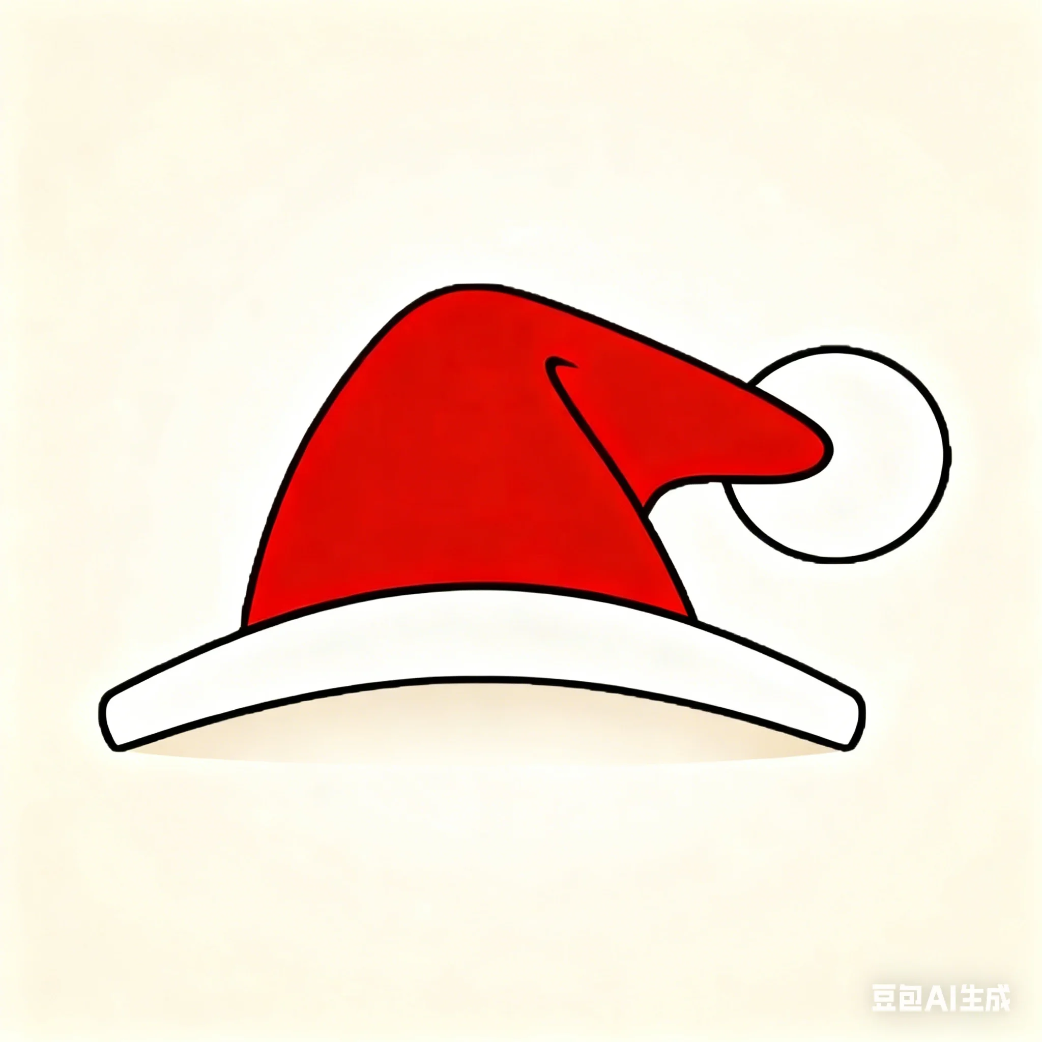 

Car Creative Stickers GlueSanta Claus Hat Sticker, Waterproof Sunscreen Car Sticker Motorcycle Christmas Santa Decoration