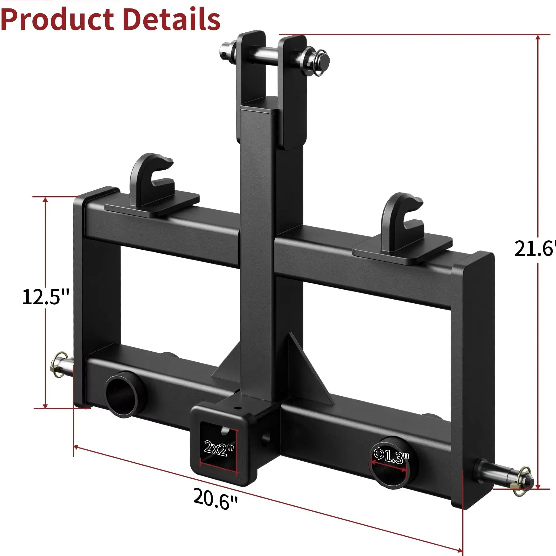 3 Point Trailer Hitch with 2