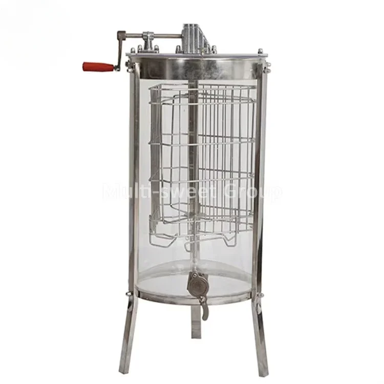 

Acrylic honey centrifuge transparent 3 frames manual honey extractor
