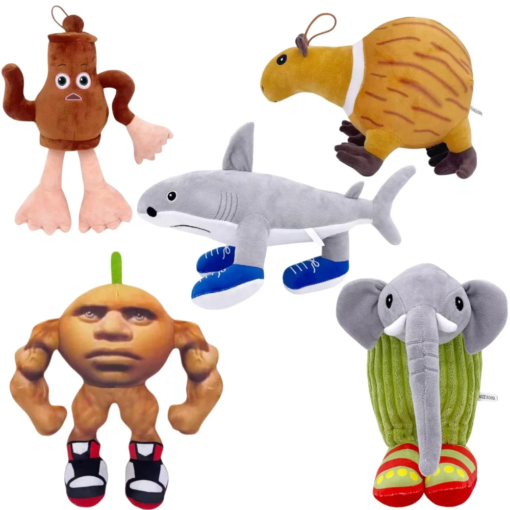 

NewTung Tung Sahur Plush Toy Juguete TungTung Sahur Tralalero Tralala Toy Tralalero Tralala Shark Plush Doll Merch Birthday Gift