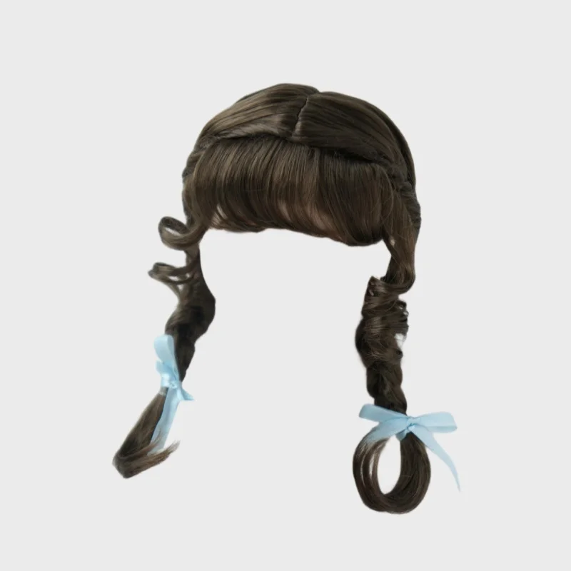 

JD624 Все размеры, новый синтетический парик BJD Mohiar, костюм для 1/8 1/6 1/4 1/3 куклы Блайт, волосы, двойные французские косички, аксессуары