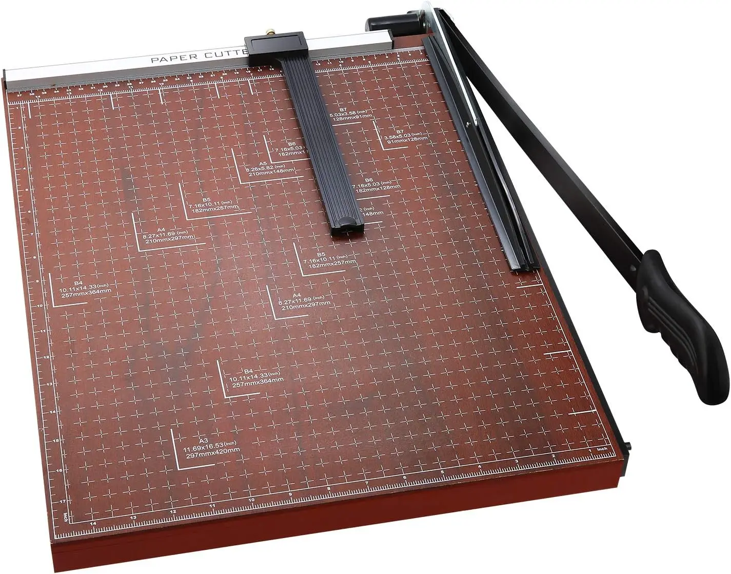 

Professional 18" Guillotine Paper Cutter with 12-Sheet Capacity for Cardstock, Office, School & Home Use