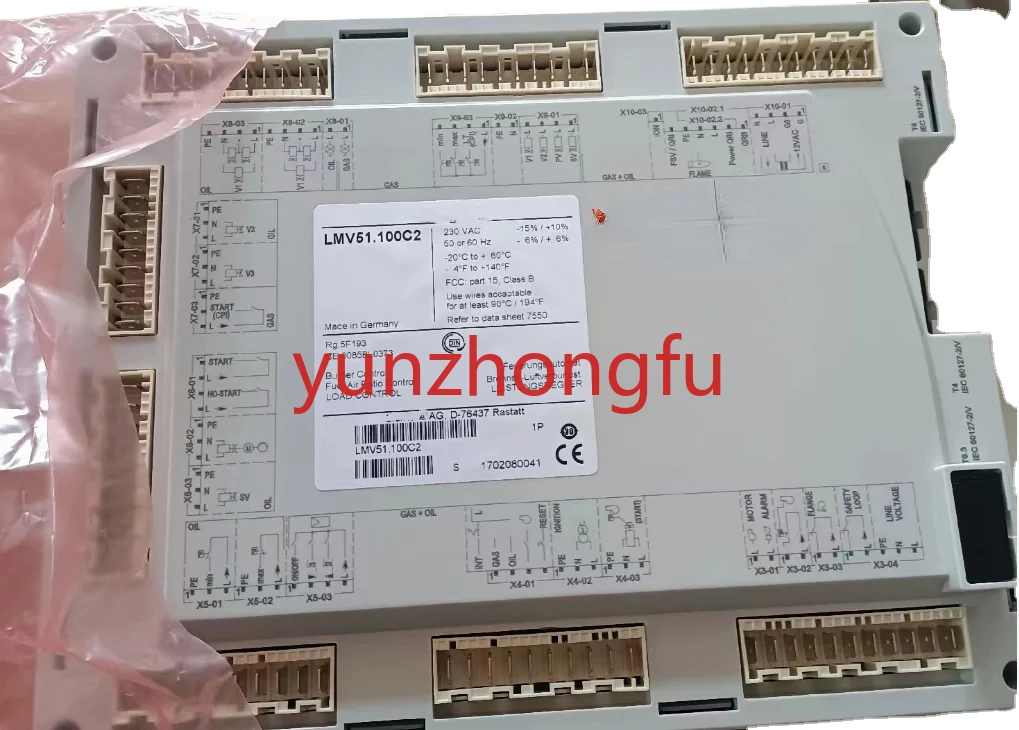 For LMV51.100C2 Burner Program Controller  AZL23.00A9 Flame combustion controller  New 1 Piece