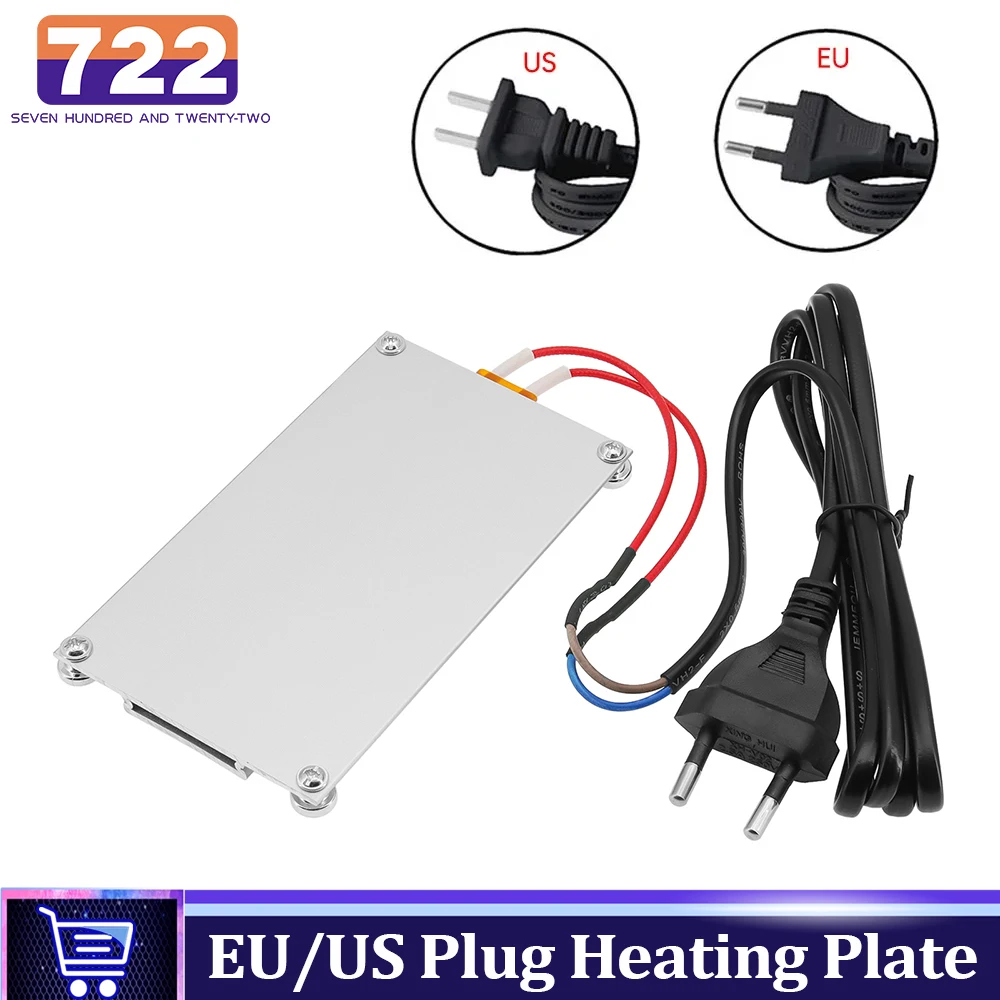 

LED Lamp Remover US/EU Plug 121*70mm Fast Heating Aluminum LED Remover Welding Station Demolition Board Tool