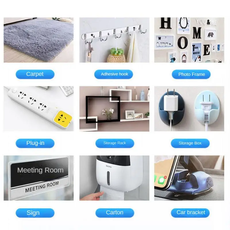 Nano Tape Double-Sided Non-Marking Wall Sticker For Hooks Powerful Sticker Multifunctional Bathroom Sticky Anti-Slip Wall Pads