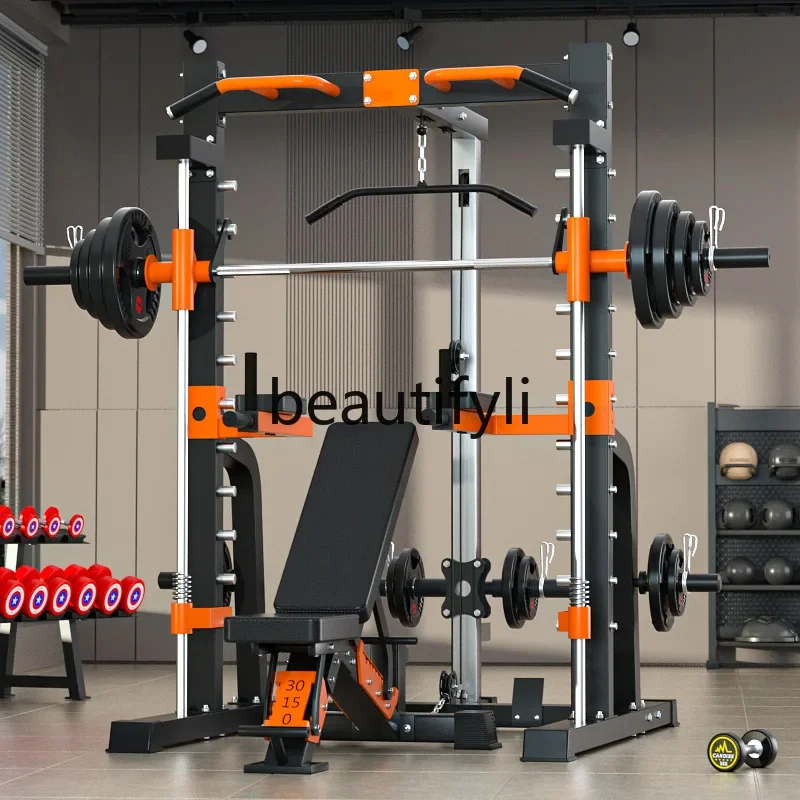 

Fitness equipment Household high pull-down indoor comprehensive trainer Squat bench press