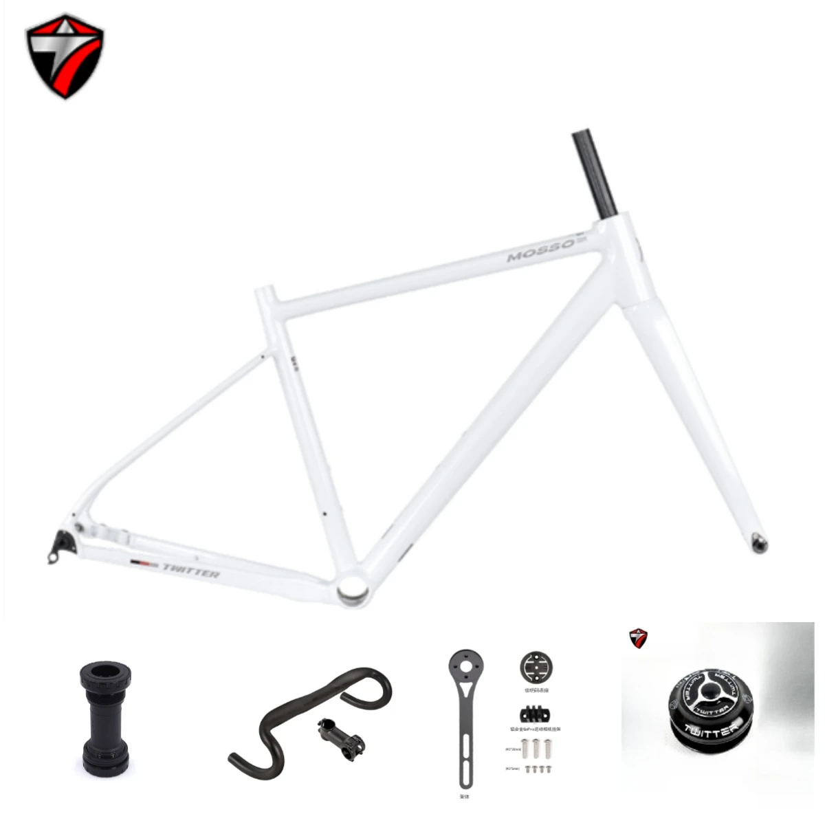 2025 TWITTER GRAVEL-G3 7005 Aluminum Alloy Road Bike Frame UCI