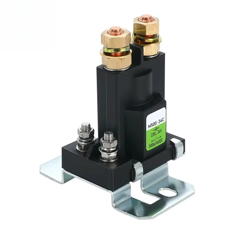 Automatic Start Relay DC 12V 24V 500 Amp High Current Switching Power Supply Automotive Relay Contactor Normally Open for Lawn