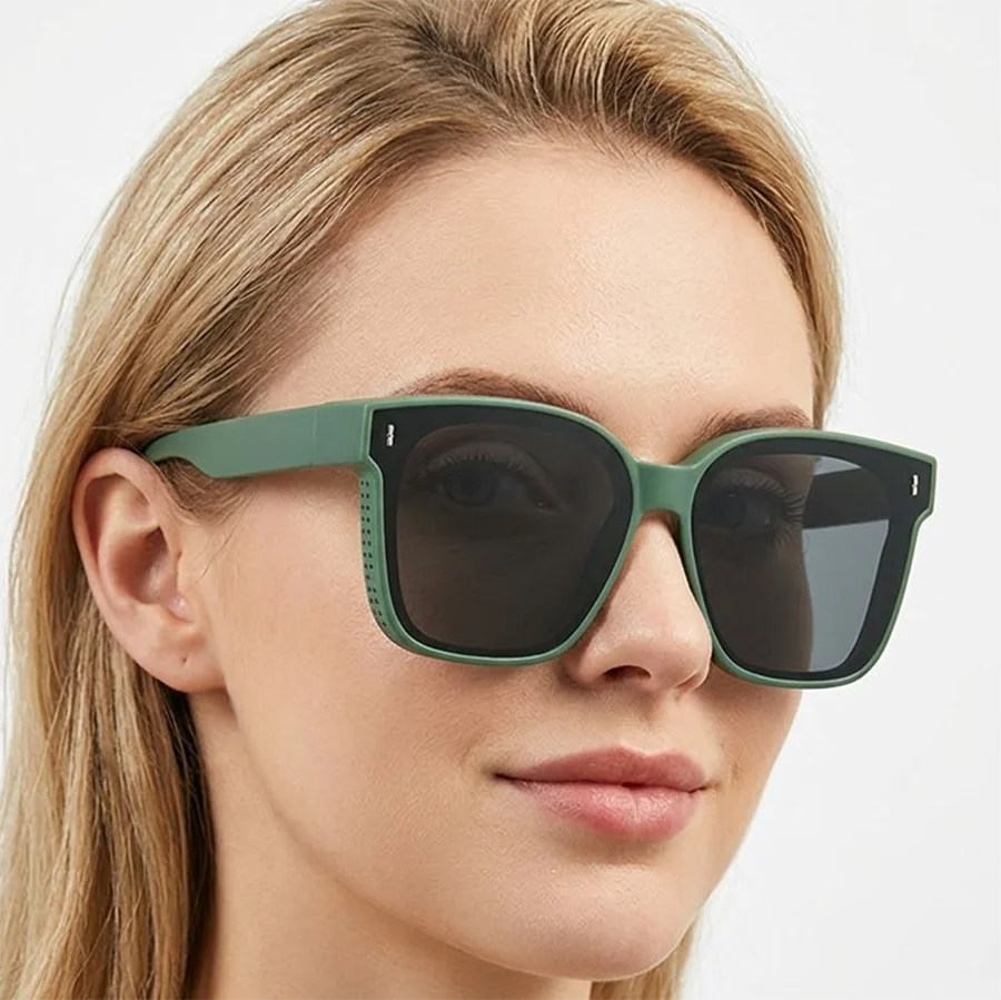 Men Women Polarized TR90 Cover Sunglasses Over Glasses Lightweight Comfortable Wear Beach Vacation Outdoor Eyewear Durable Frame