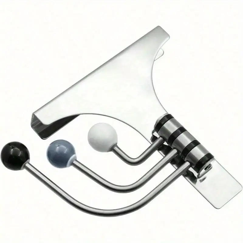 1 Set Over The Door Hooks Swivel Hat Towel Rack for Bathroom Living Room Bedroom Kitchen Hooks for Hanging - view 6