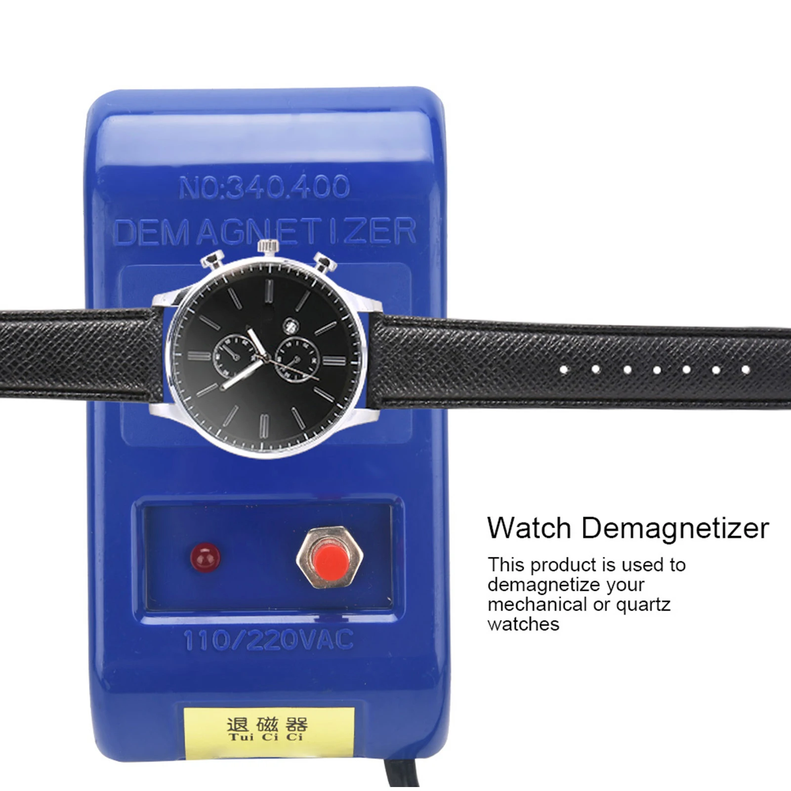 Professional Repair Demagnetizing Tool Mechanical Watch Demagnetizer 110/ Demagnetize Tool Watch Demagnetizer Watch Demagnetize