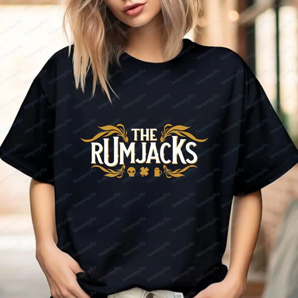 Rumjacks Band - Summer Casual Trendy Multi-Purpose Short-Sleeved T-Shirt for Both Men and Women with Round Neck