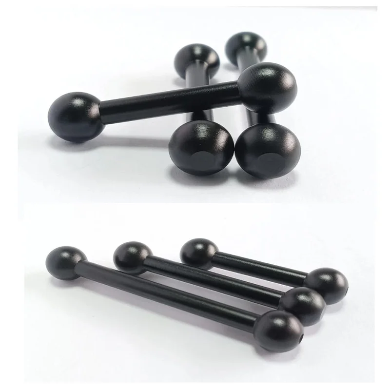 Manufacturer Direct Sales Aluminum Alloy 17mm Double Ball Head Connection Extension Rod Photography Clamp Arm Fill Light Accesso