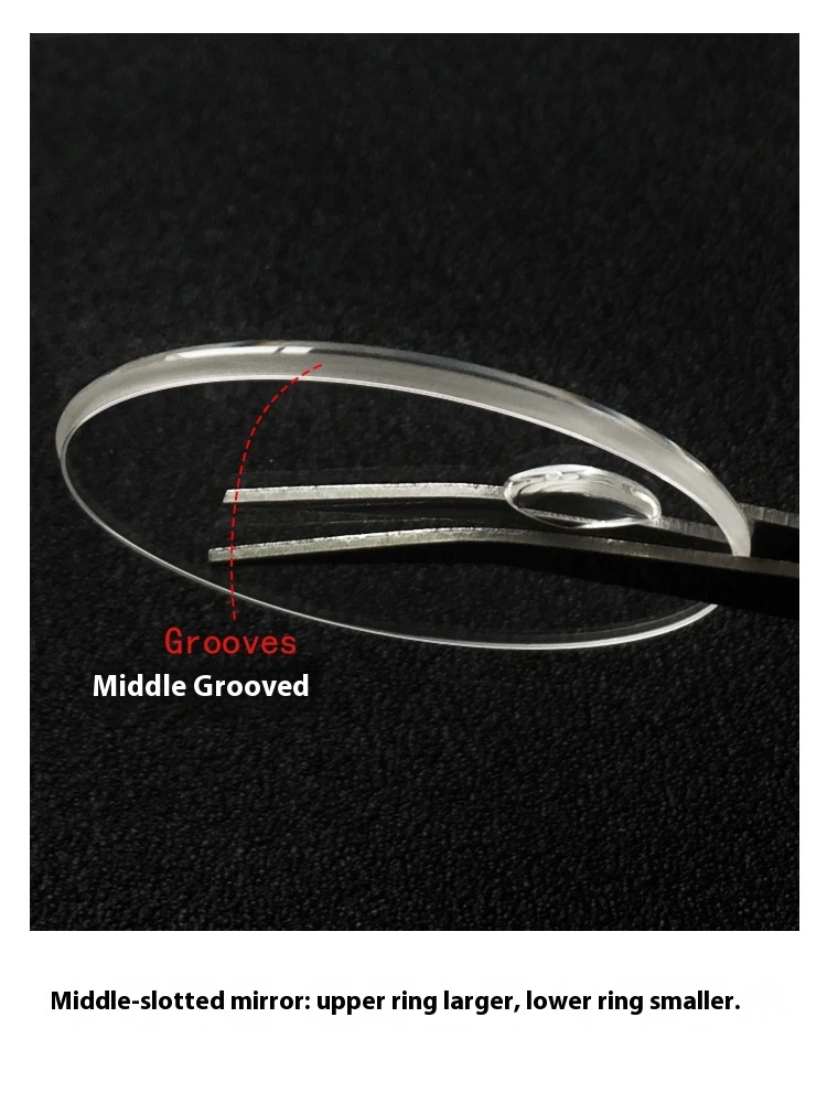 Сапфировое зеркало для Rolex Black Green Water Ghost 116610 116613 14060, устойчивая к царапинам маска, высококачественные стеклянные аксессуары