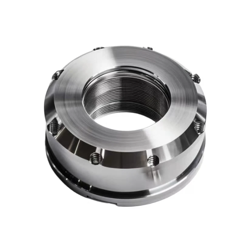 

Custom CNC stainless steel precision machined multi-screw hole annular mechanical flange high-precision threaded connecting ring