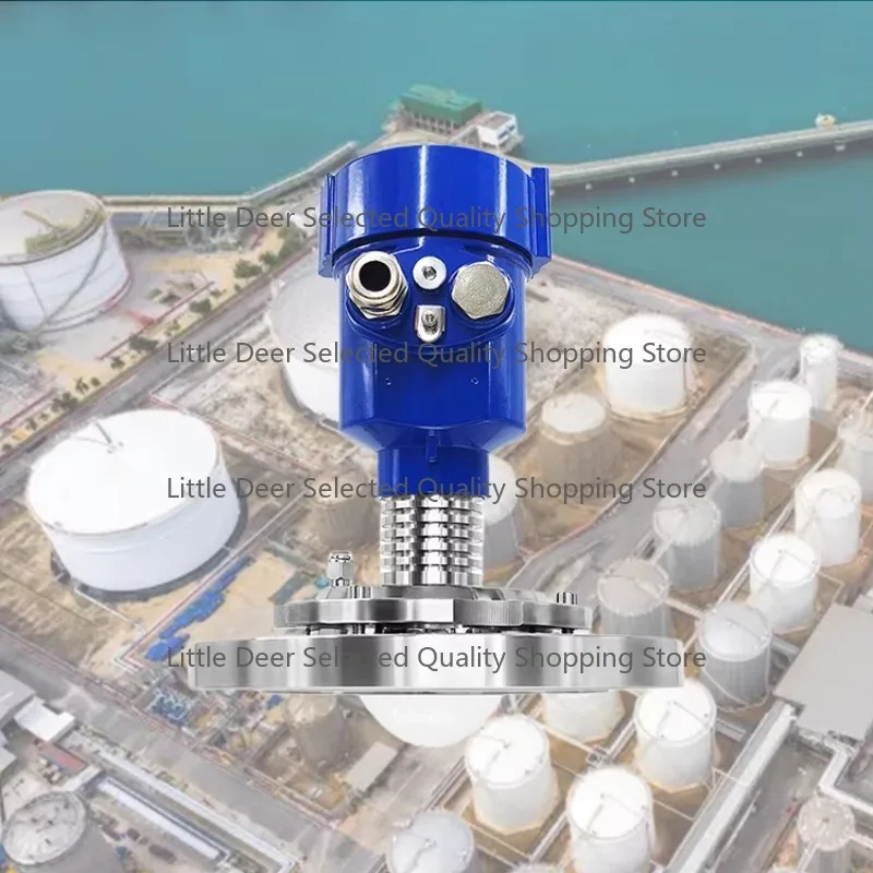 High Temperature Resistant IP68 Waterproof 80GHz Radar Level Meter Sensor  Beverage Level Measurement Instrument
