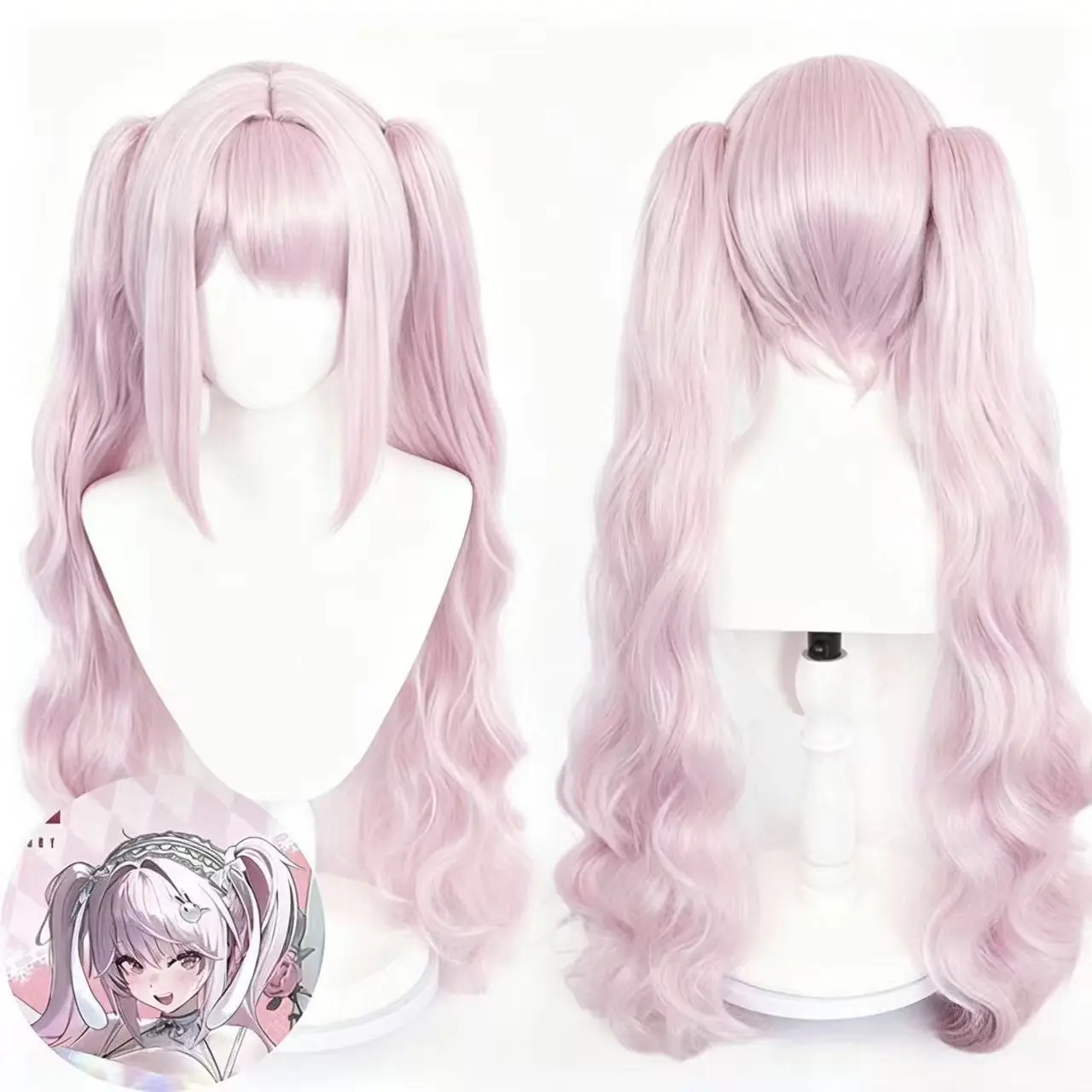 Alice Cosplay Wig Pre-styled Matte Heat Resistant Synthetic Hair With Wig Cap for Halloween Carnival Comic Con Role Play