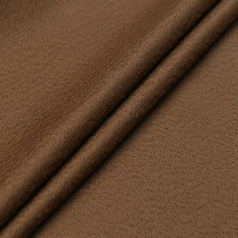 Single-sided Silk Water Ripple Wool Cashmere Fabric Autumn Winter Woolen Coat Cloth Fabrics for Sewing Per Meter Material