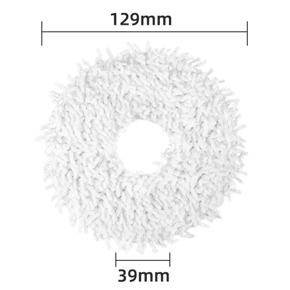 6pcs Mop Cloth For Yeedi Robot Vacuum Cleaner Cleaning Parts K10 K20 Mop Accessories Replacement Cloth Holder