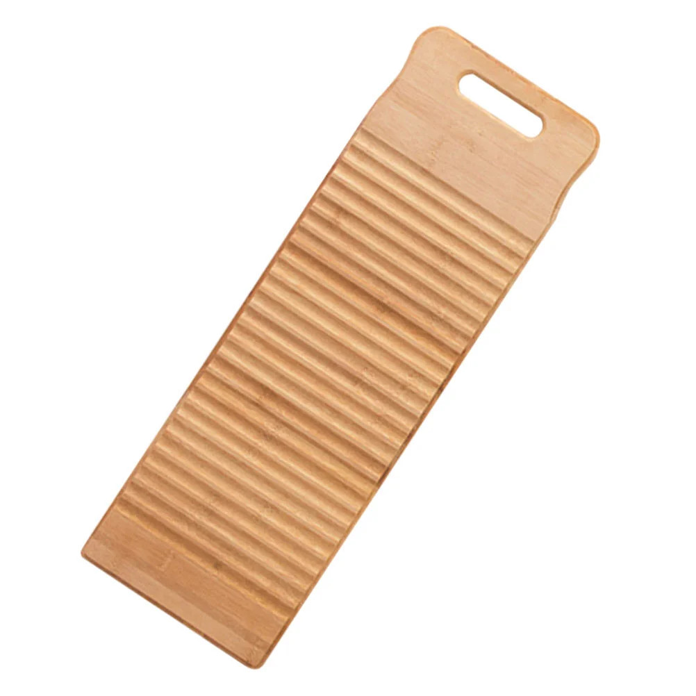 Washboard Washing Scrubbing Solid Wood Clothes Clothing Wooden Rectangle Household