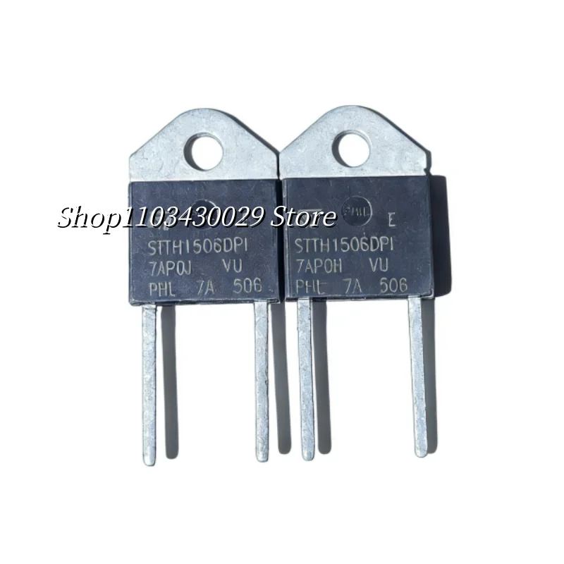 10Pcs New Original STTH1506DPI STTH1506 TO-218 15A 600V Fast Recovery Diode
