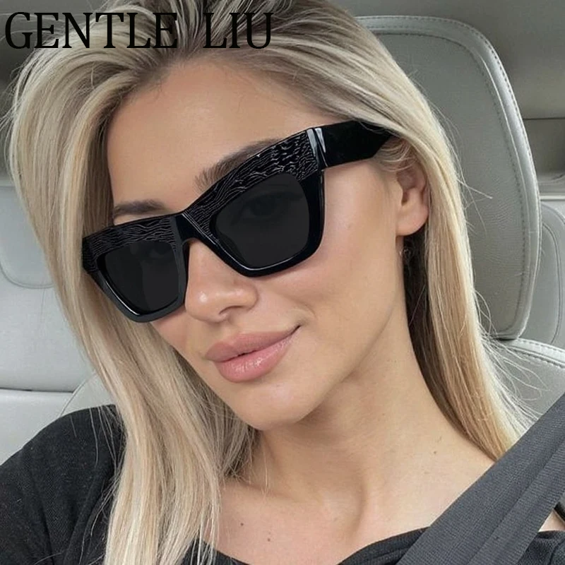 

Sexy Cat Eye Y2K Punk Sunglasses Women 2025 Luxury Brand Design Vintage Outdoor Sun Glasses For Ladies Traveling Eyewear Shades