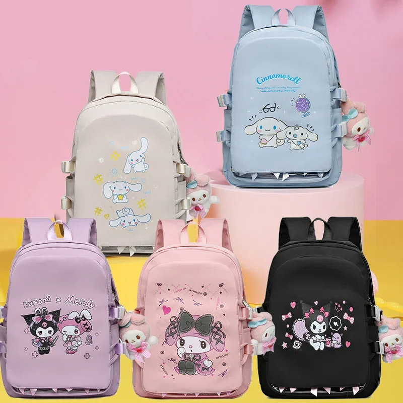 Sanrio neue Clow m Student Schult asche Jade hängen Hund niedlichen Cartoon wasserdicht große Kapazität Hallo Kitty Rucksack