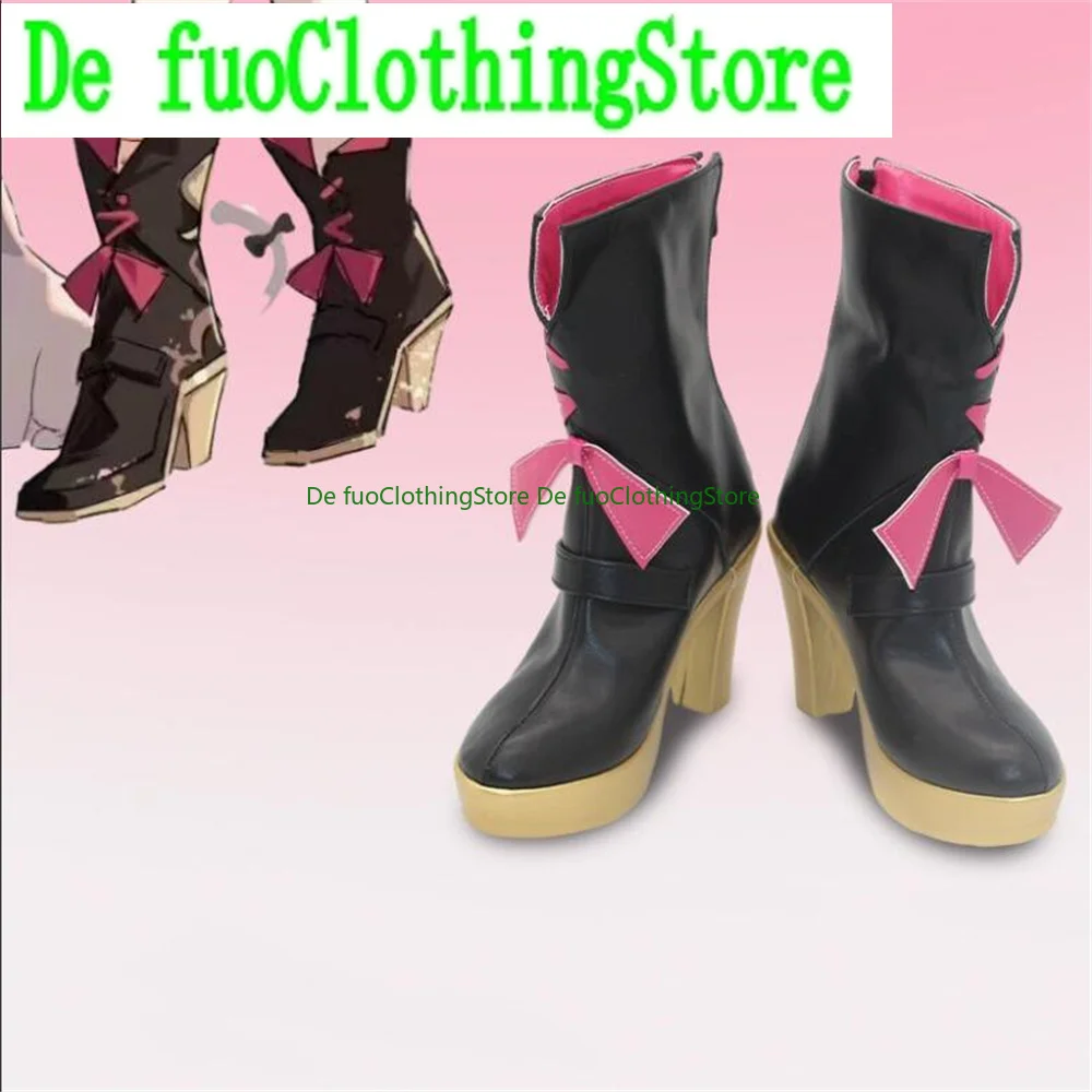 

Defuo Renkawa Cherino Blue Archive Обувь для косплея Сапоги Игра Аниме Хэллоуин Рождественская обувь Магазин