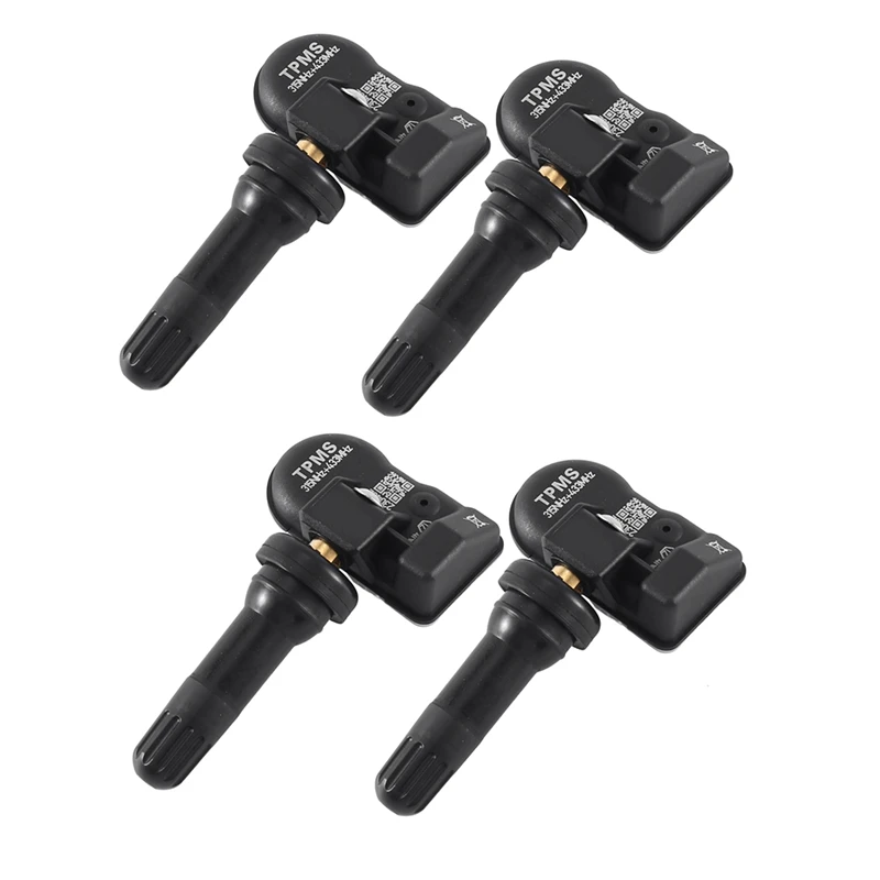 4Pcs Programming MX Sensor TPMS Tire Pressure Monitor Sensor 315MHZ 433MHZ Universal 2 in 1 Repair Tool for-Autel Black