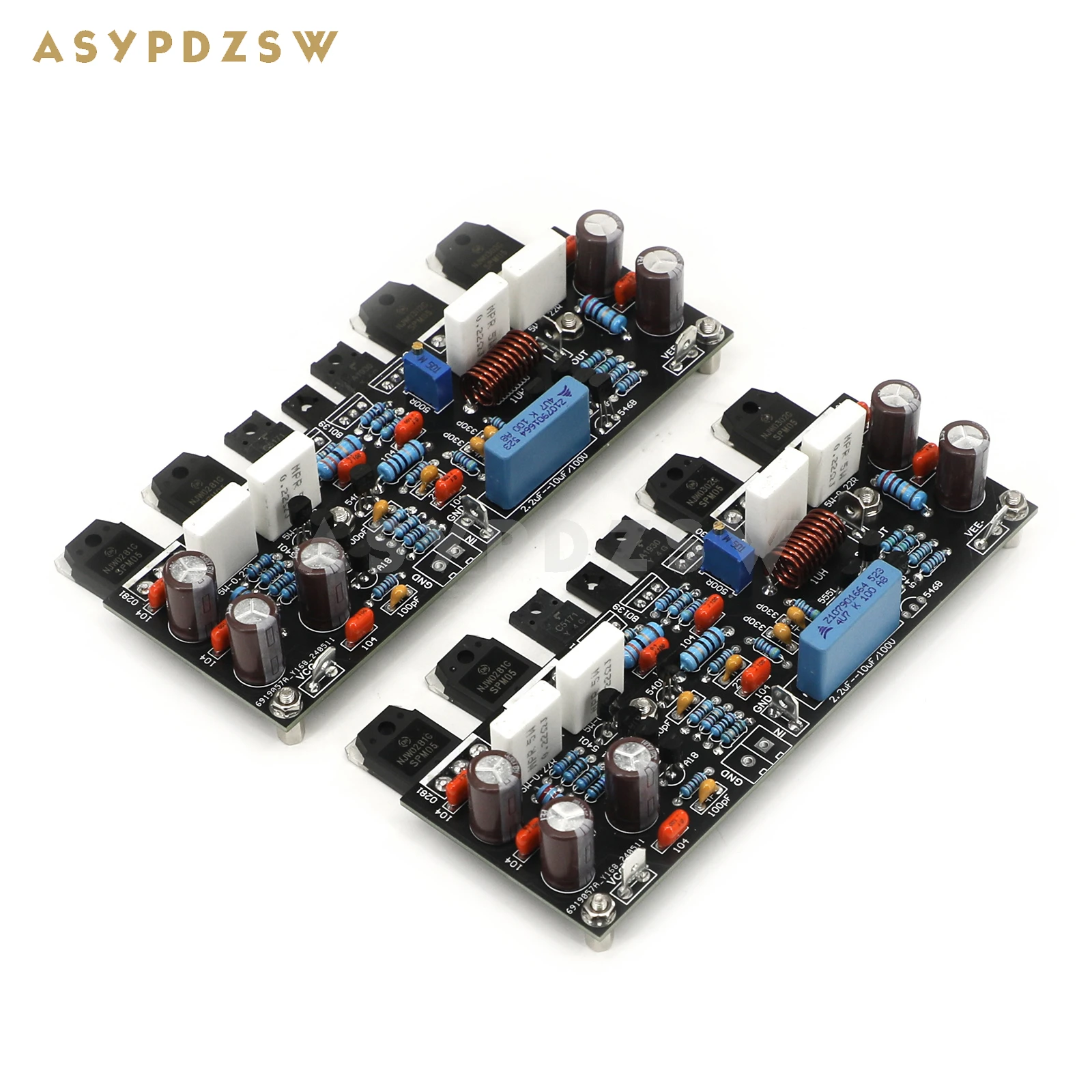 2 CH SYM5-3 High Bias Class AB Power Amplifier DIY Kit/Finished board Base on Symasym5-3 Amplifier