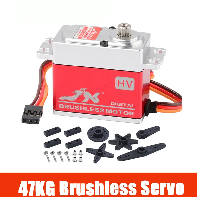 BLS-HV7046MG Brushless Digital Servo 47KG High Torque Full Metal CNC Gear Standard Servo for RC Car Helicopter Drone