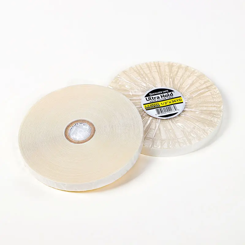 1/2inch 36yard White Ultra Hold Hair System Tape Walker Double Sided Adhesive Tape for Toupee Wig Hair Extensions view 3