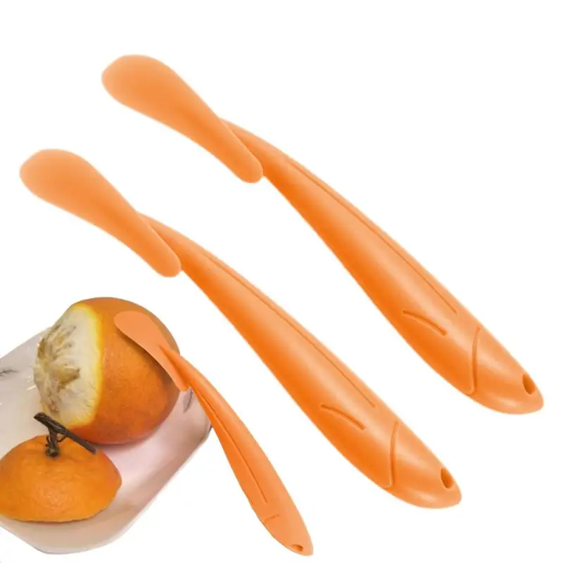 Orange Peeler Portable Orange Peeler With Nylon Blade Easy Sharp Fruit Peeler For Grapefruit Orange Tangerine Kitchen And Lemon