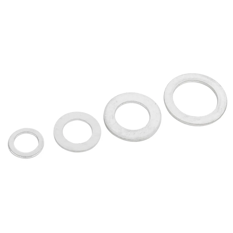Leijiu Aluminiumlegierung M3 M5 M6 M8 M10~ M30 Dichtung Ultradünne Metall-Schraubunterlegscheibe Standard Dickenverstärkende Zwischenscheibe – Detail 4