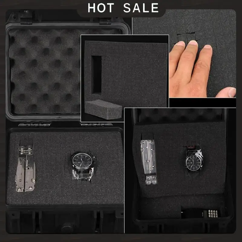 24-Hour Delivery Waterproof Impact Resistant Tool Box Sealed Tool Case Toolbox Suitcase With Pre-Cut Sponge Safety Equipment