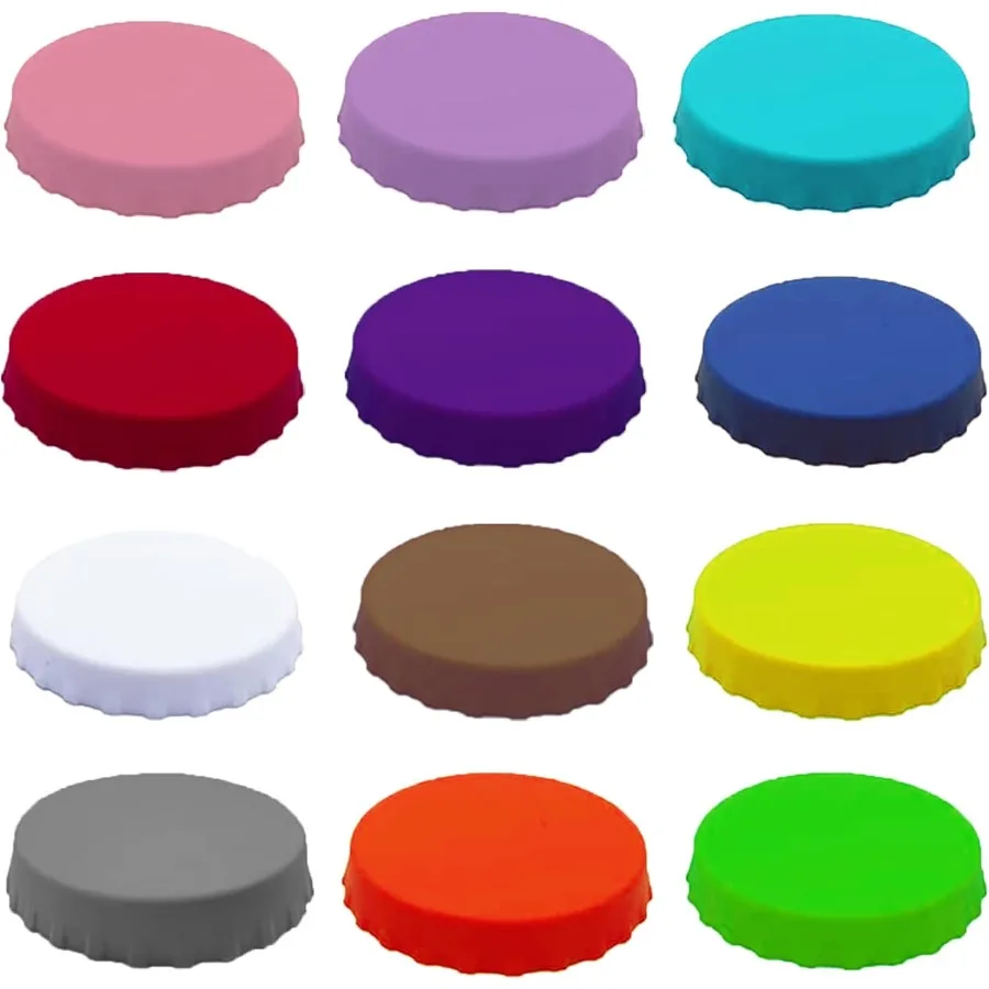 

Silicone Soda Lid Set of 12 Colorful Reusable Drink Cans Protector 2.1 Ih Spill-proof Dust-proof Lids Food Grade Can Cover