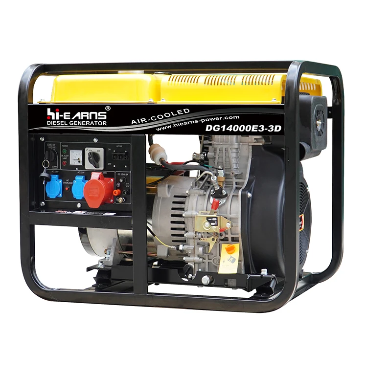 10kw 10kva 12kva 12kw 15kva portable dies el generator price three phase single cylinder   generators