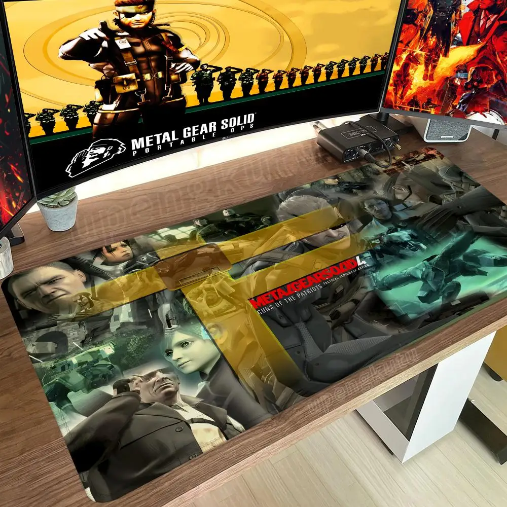 Metal Gear Solid Pc Mat Pad Mouse for Computer Keyboards Accessories Non-slip Mat Mousepad Gamer Rug Mausepad Gaming Laptop Pad
