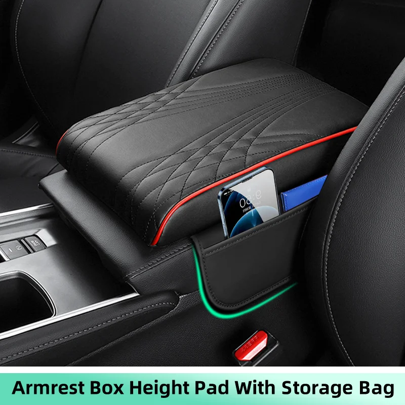 

Car Armrest Box Height Pad with Storage Bag Sponge Height Pad For Chery Tiggo 2 3 4 5 6 7 3X 5X Pro T11Armrest Support Cushion