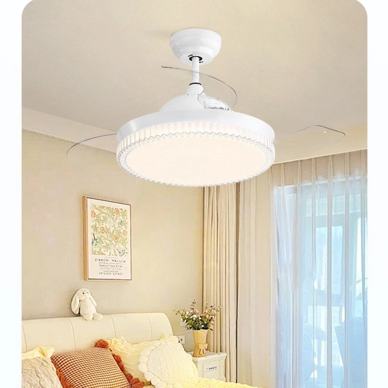 

Simple and versatile invisible fan light living room dining room light fan integrated frequency conversion ceiling fan light