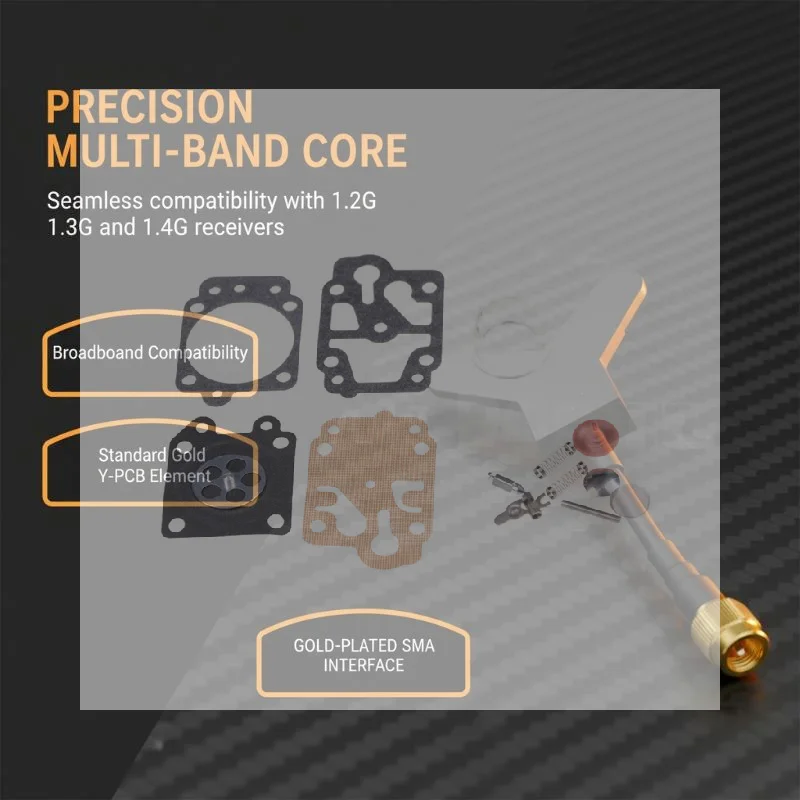 3.3GY Type Cost-effective FPV Drone Antenna Transmitter Receiver Replacement Part for Bulk RC Drone Repair Use