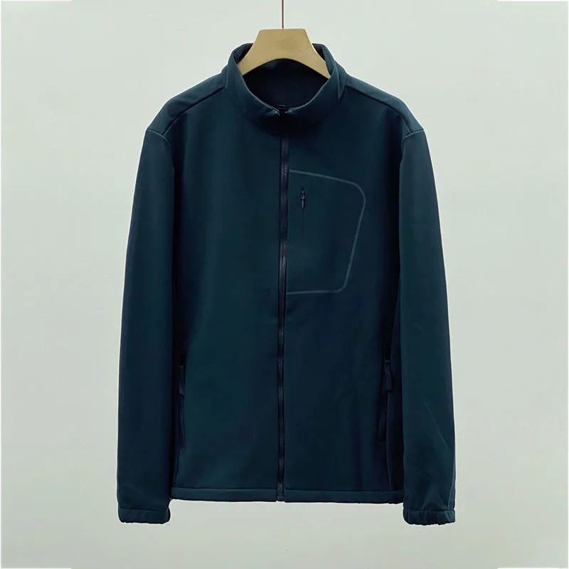 

Outdoor Pata Windproof and Waterproof Men's Thin Fleece Jacket for Hiking Cycling Sports Fishing Mountain Climbing and Camping